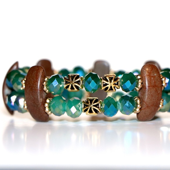 Crystal Howlite Bracelet: Good Luck & Calming - Picture 2 of 3